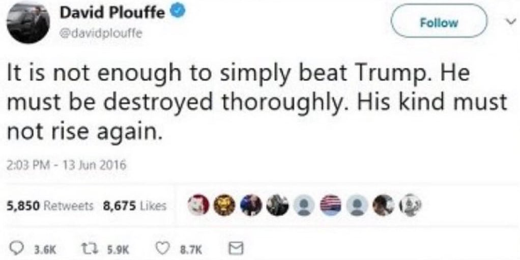 Trump must be destroyed thoroughly