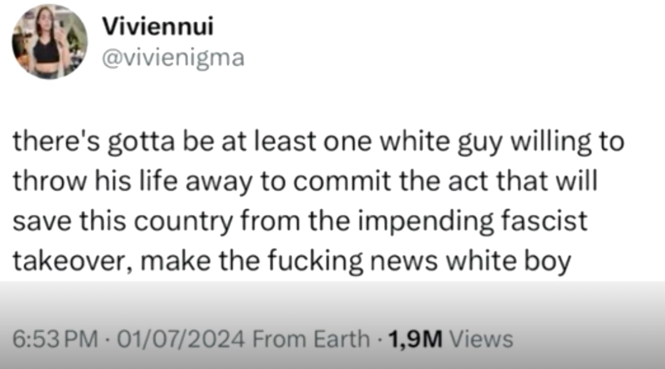 White guy needed