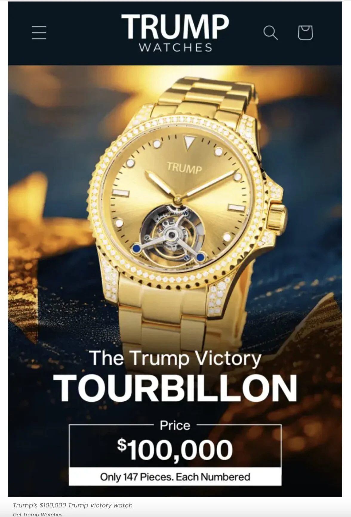 Trump watch grift