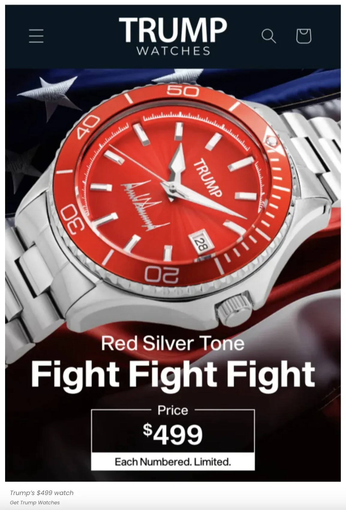 Trump watch grift