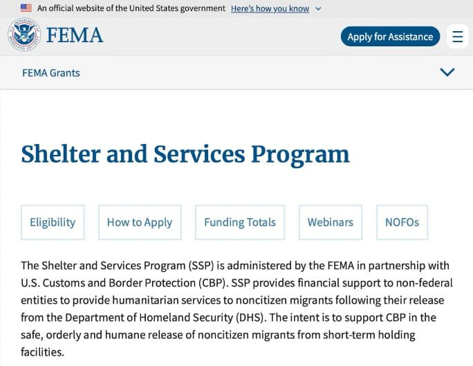 FEMA Emergency Food and Shelter Program