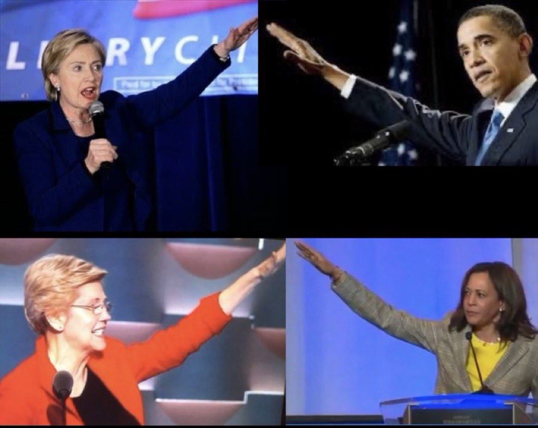 Nazi salutes?