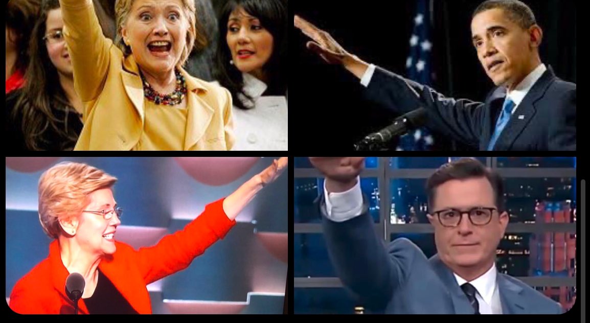 Nazi salutes?